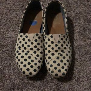 Toms polka dot flats
